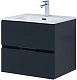 Aquanet Мебель для ванной Алвита New 60 2 ящика подвесная антрацит матовая – картинка-39
